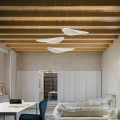 Minimalist Ceiling Light Leaf Shape Acrylic Light Guide LED Pendant Light Factory